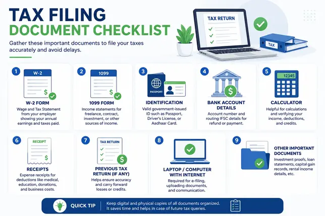 tax documents needed checklist
